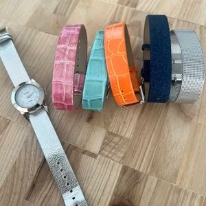 Gossip ladies fashion watch and strap set NEW BATTERY